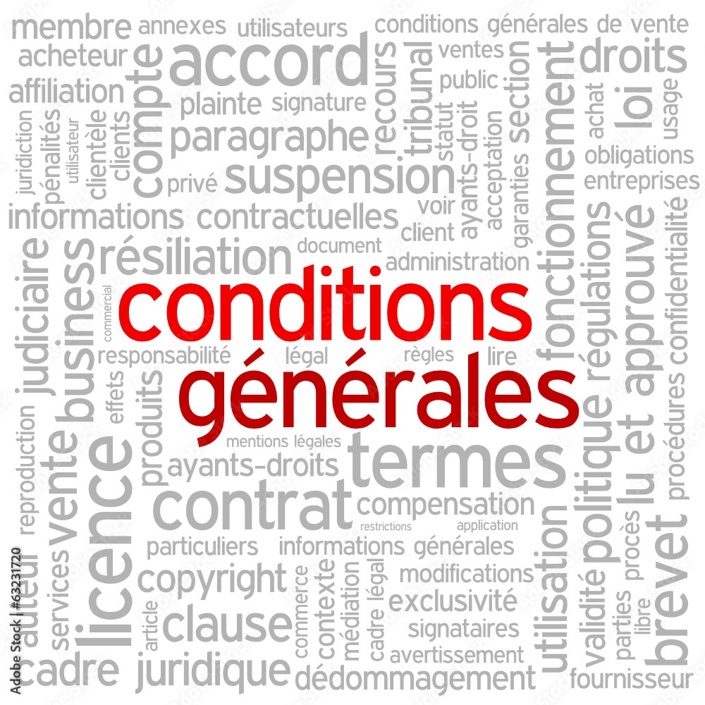 Les Conditions générales d'utilisation de Doxa Formation
